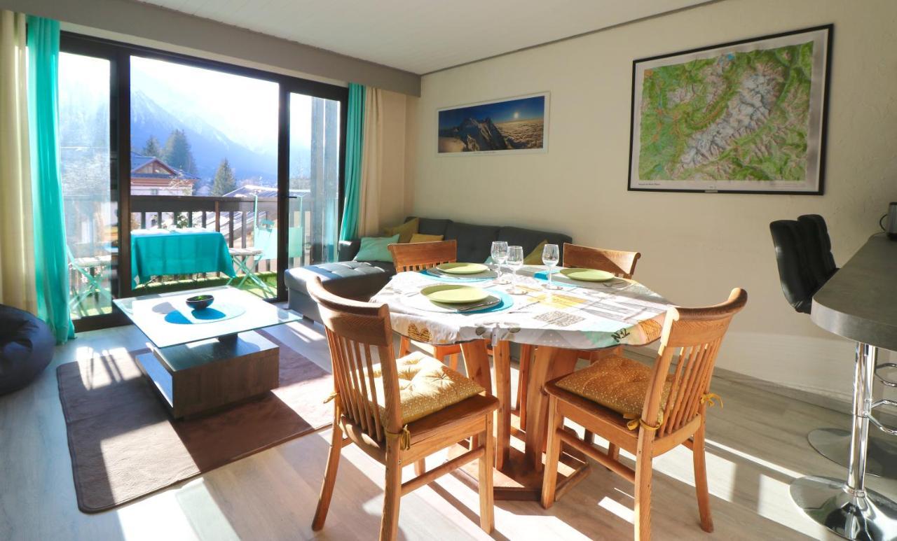 Chamonix Centre, 51M2, Vue Mt Blanc, 2 A 6 Pers, 2 Balcons Apartment ภายนอก รูปภาพ