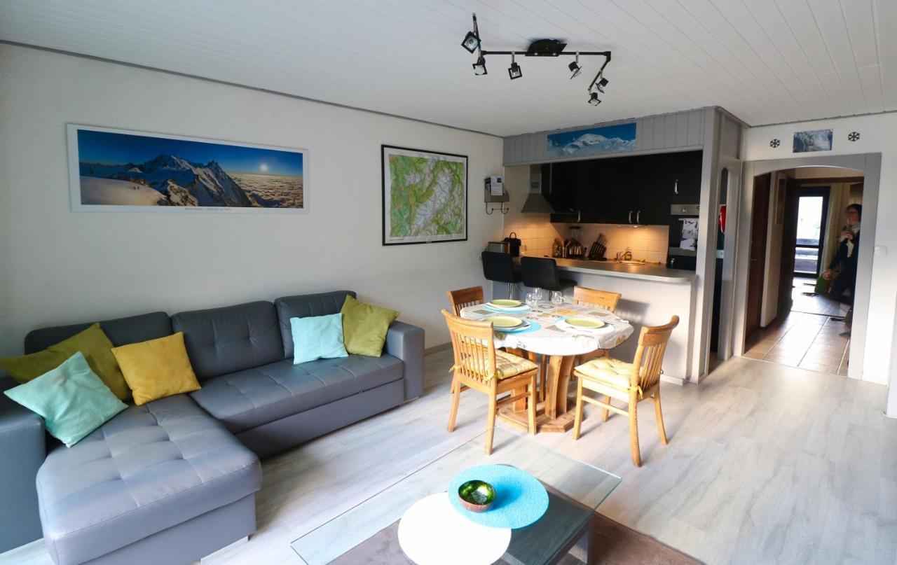 Chamonix Centre, 51M2, Vue Mt Blanc, 2 A 6 Pers, 2 Balcons Apartment ภายนอก รูปภาพ