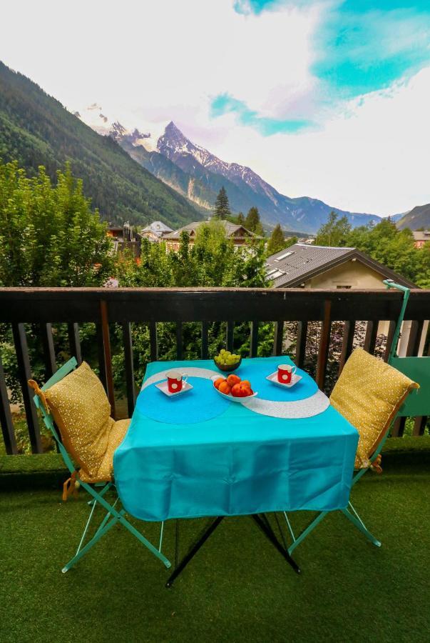 Chamonix Centre, 51M2, Vue Mt Blanc, 2 A 6 Pers, 2 Balcons Apartment ภายนอก รูปภาพ