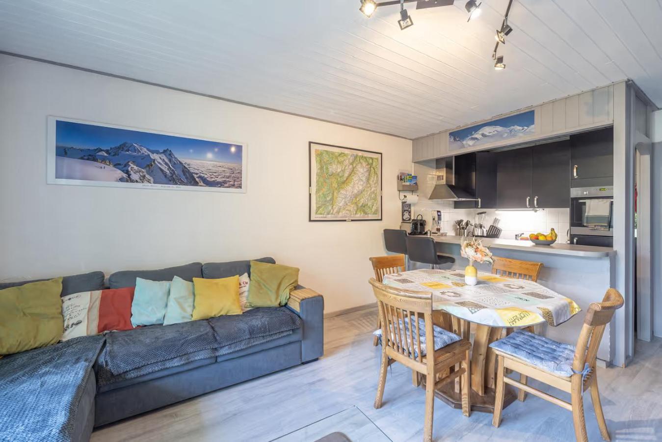 Chamonix Centre, 51M2, Vue Mt Blanc, 2 A 6 Pers, 2 Balcons Apartment ภายนอก รูปภาพ
