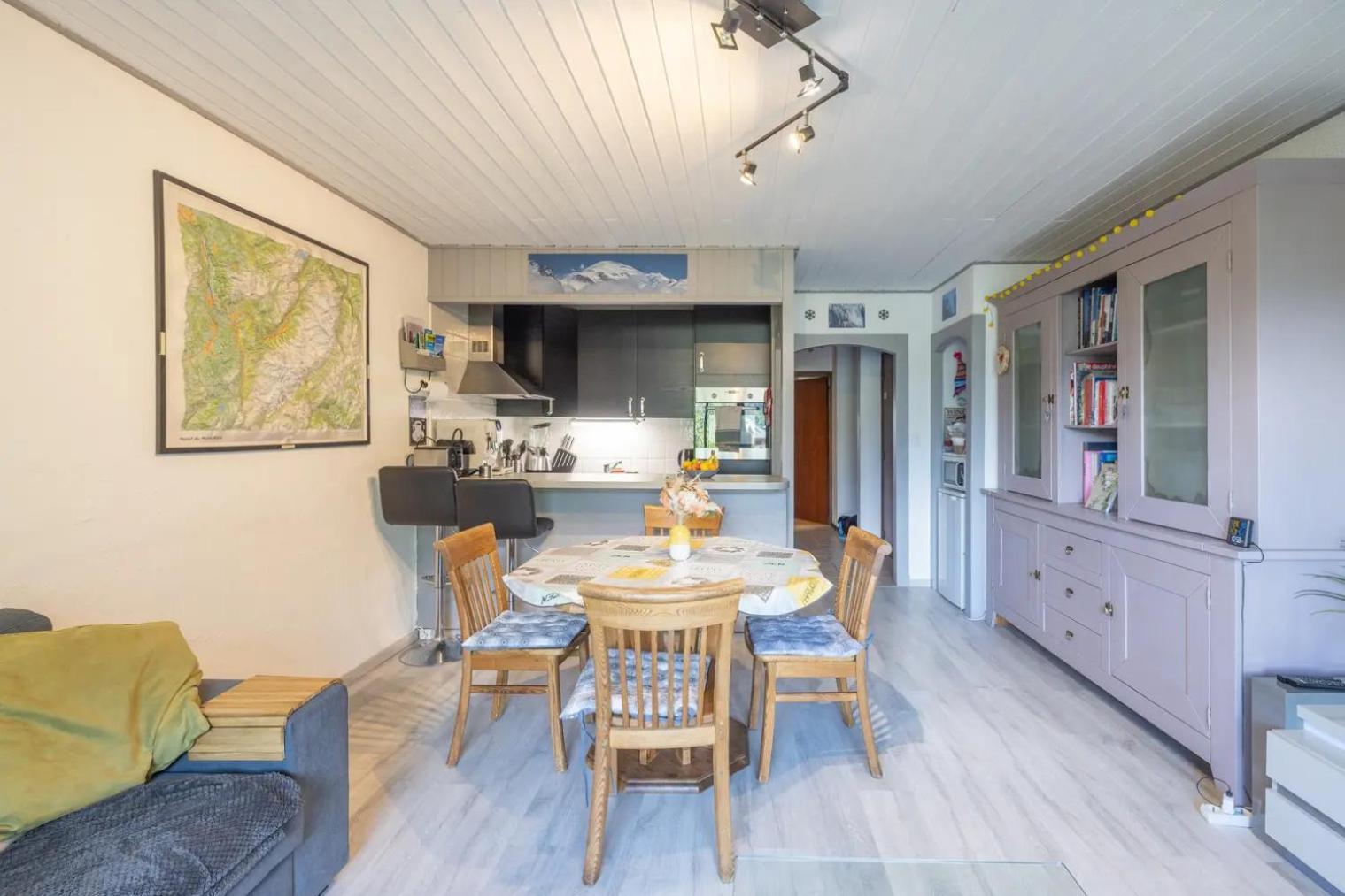 Chamonix Centre, 51M2, Vue Mt Blanc, 2 A 6 Pers, 2 Balcons Apartment ภายนอก รูปภาพ