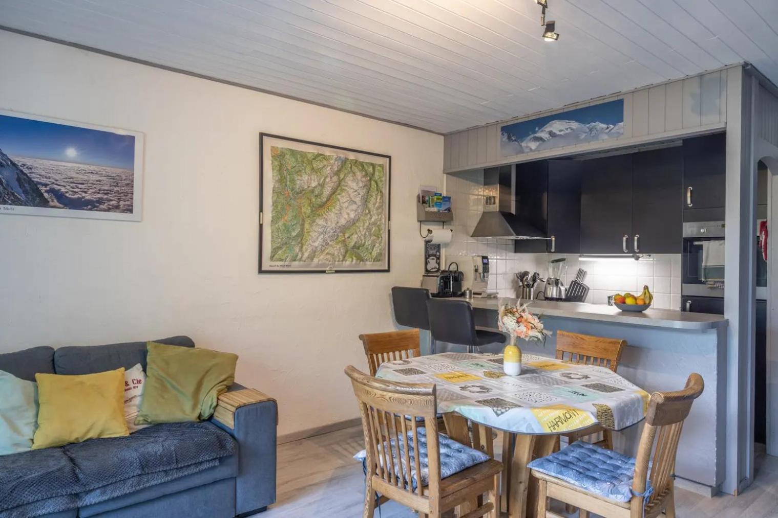 Chamonix Centre, 51M2, Vue Mt Blanc, 2 A 6 Pers, 2 Balcons Apartment ภายนอก รูปภาพ